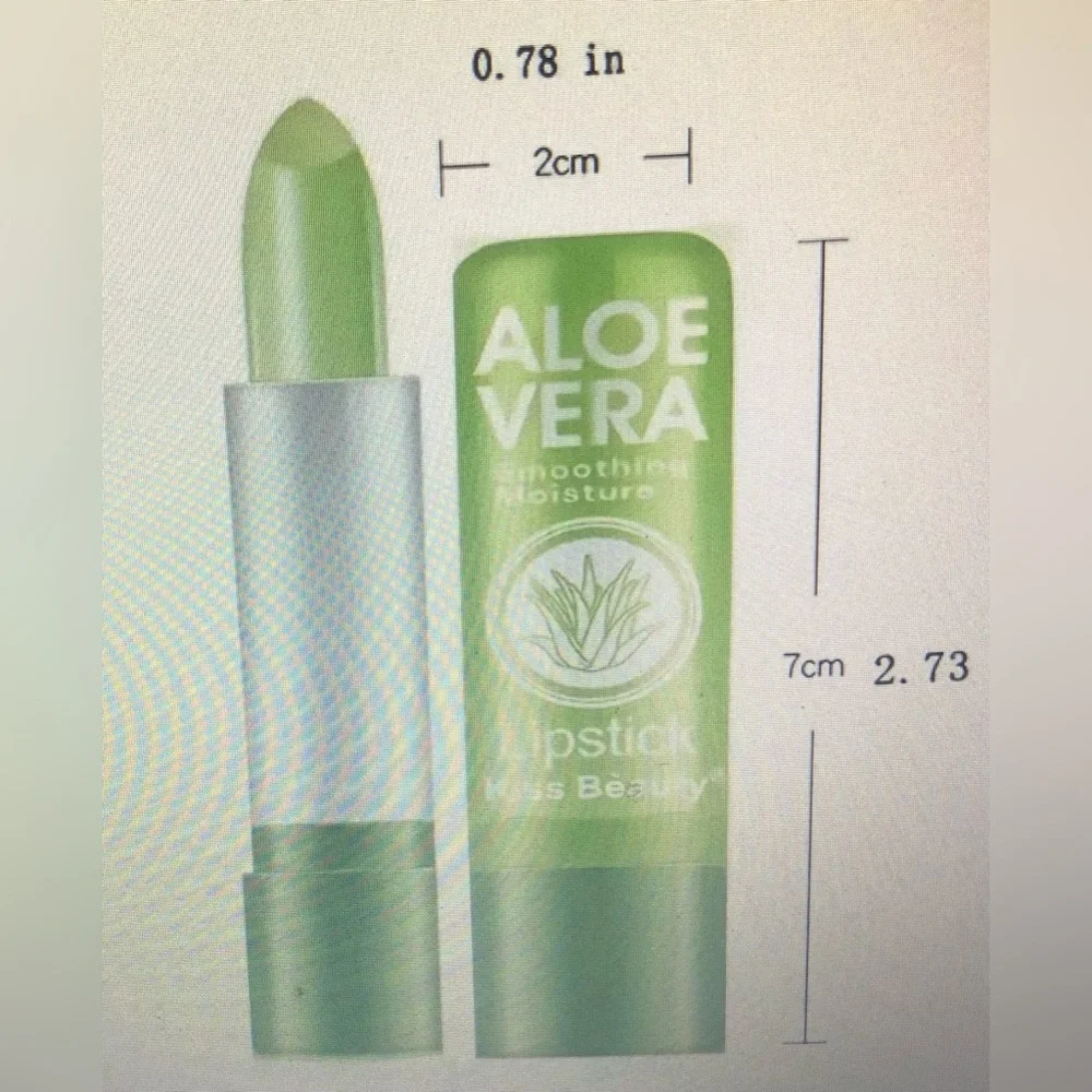 2PK Lipstick Aloe Vera Smoothing Moisturizer . 3.5g